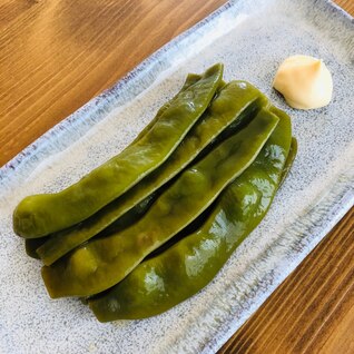 平さやいんげんの煮物